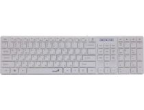 Клавиатура Genius SlimStar 126 White  USB 104КЛ (31310017418)