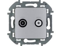 Legrand 673882 Розетка TV/SAT звезда INSPIRIA алюминий (673882)