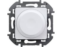 Legrand 673790 Светорегулятор поворотный без нейтрали 300Вт INSPIRIA белый (673790)