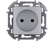 Legrand 673712 Розетка 2К 16 А 250 В~ INSPIRIA алюминий (673712)