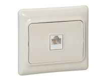 Legrand 782144 Kaptika Розетка телефонная RJ11 в сборе слоновая кость (782144)