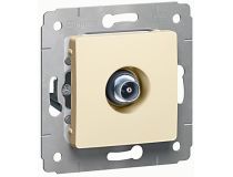 Legrand 773778 Розетка CARIVA телевизионная TV звезда в рамку бежевая (773778)