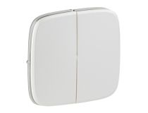 Legrand 755029 Valena ALLURE Лицевая панель для двухклавишного выключателя Жемчуг (755029)