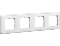 Legrand 773654 CARIVA Рамка 4 поста белая (773654)