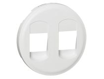 Legrand 068212 Celiane Лицевая панель для розетки акустической двойной белая (068212)