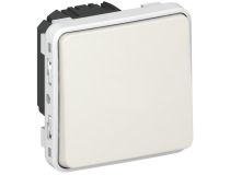Legrand 069611 Plexo Переключатель одноклавишный в рамку белый (69611) (069611)