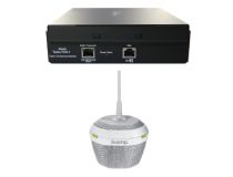 Микрофон BIAMP [Parle/TesiraTCM-1(White)] подвесной, технология Beamtracking(AVB); 3 зоны по 120°; LED mute индикаторы