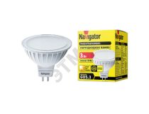 Navigator Group 17698 Лампа светодиодная LED 3вт 230в GU5.3 тепло-белая (94255 NLL-MR16) (17698)