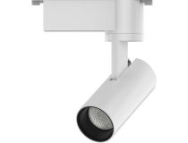 GAUSS TR075 Светильник трековый однофазный ДПО LED-6 Вт 600 Лм 4000K IP20 белый 45х155 мм цилиндр линза 36 грд