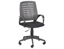 OLSS кресло ИРИС ткань TW-серый/TW-черный