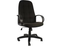 Офисное кресло ЯрКресло КР 45 ткань Крафт 02-2 чёрный 700 пластик