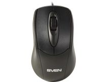 SVEN Optical Mouse RX-110 USB Black  (RTL) USB 3btn+Roll