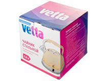 VETTA Чайник стальной 3.0л  Золотая вязь , индукция 847-054