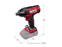 Зубр ГВЛ-255 ЗУБР 18В, без АКБ, в коробке, винтоверт ударный. ГВЛ-255