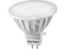 ОНЛАЙТ 19214 Лампа светодиодная LED 5вт 230в GU5.3 тепло-белый ОНЛАЙТ (71637 ОLL-MR16) (19214)
