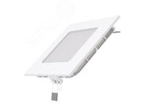 GAUSS 940111106 Светильник светодиодный встраиваемый ДВО-6 Вт 360 Лм 3000К квадрат IP20 монтажный d105х105