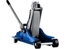 Зубр 43057-2.5-K ЗУБР Т-65-K 2.5т 90-360мм подкатной домкрат с низким подхватом и поворотной ручкой в кейсе, Проф