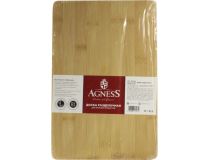 AGNESS 897-007 Доска разделочная (бамбук, 300x200x9 мм)
