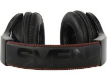 Наушники с микрофоном SVEN AP-U1001MV Black (с регулятором громкости, шнур 2.2м, USB)