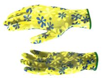 PALISAD Перчатки садовые из полиэстера с нитрильным обливом, зеленые, M 67742