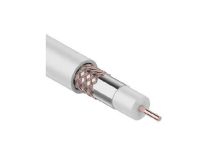 01-2206 Кабель коаксиальный PROconnect RG-6U+Cu, 75 Ом, Cu/Al/Cu, 48%, бухта 100 м, белый