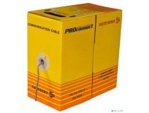 01-0121-3 PROconnect Кабель витая пара омедненный, F/UTP, категория 5e, PVC, 2PR, 24AWG, внутренний, серый, 305 м