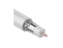 01-3001 Кабель коаксиальный магистральный REXANT RG-11U, 75 Ом, CCS/Al/Al, 83%, бухта 305 м, белый