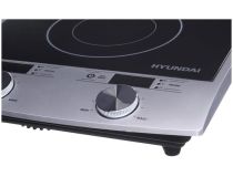 Плита Индукционная Hyundai HYC-0103 серебристый/черный стеклокерамика (настольная)