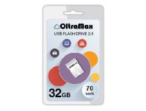 OltraMax OM-32GB-70-White USB2.0 Flash Drive 32Gb (RTL)