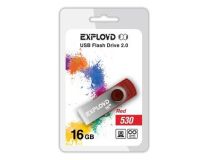 EXPLOYD EX-16GB-530-Red USB2.0 Flash Drive 16Gb (RTL)