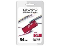 EXPLOYD 64GB-580-красный