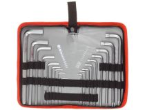 Зубр 27463-H18 Набор ключей имбусовых ЗУБР МАСТЕР Cr-V,нейлон чехол,HEX 1,5-10 мм длинн 9шт,TORX T10-T50 длинн 9шт