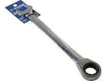 ЗУБР 27074-24 Комбинированный гаечный ключ трещоточный шарнирный (24мм)