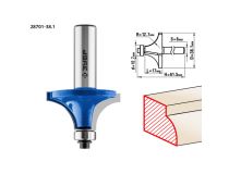 Зубр 28701-25.4 ЗУБР 25.4x11мм, радиус 6.3мм, фреза кромочная калевочная №1