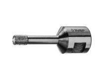 Зубр 29865-06-M14 ЗУБР коронка алмазная по керамограниту, вакуумное спекание алмазов,d=6 мм,посадка М14, Профессионал