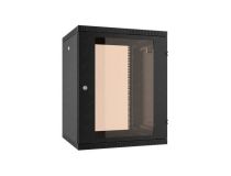 NT WALLBOX 18-66 B Шкаф 19 настенный, черный 18U 600*650, дверь стекло-металл
