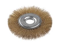 Зубр 35187-150_z01 ЗУБР ПРОФЕССИОНАЛ . Щетка диск для УШМ, витая стальная латунированная проволока 0,3мм, 150х22мм
