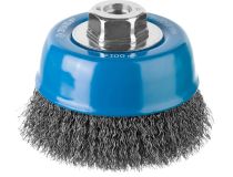 Зубр 35261-100_z02 ЗУБР ПРОФЕССИОНАЛ . Щетка чашечная для УШМ, витая стальная проволока 0,3мм, 100ммхМ14