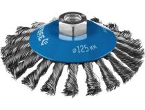 Зубр 35269-125_z02 ЗУБР ПРОФЕССИОНАЛ . Щетка коническая для УШМ, плетеные пучки стальной проволоки 0,5мм, 125ммхМ14