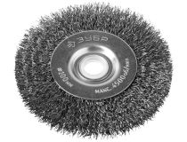 Зубр 35185-100_z02 ЗУБР ПРОФЕССИОНАЛ . Щетка дисковая для т-ш станка, витая стальная проволока 0,3мм, 100х12,7мм