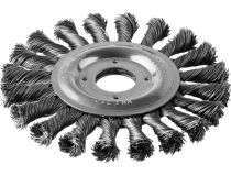 Зубр 35190-125_z02 ЗУБР ПРОФЕССИОНАЛ . Щетка дисковая для УШМ, плетеные пучки стальной проволоки 0,5мм, 125х22мм