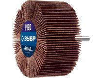 Зубр 36604-180 ЗУБР d 80x40 мм, P180, круг шлифовальный лепестковый