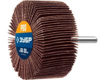 Зубр 36602-080 ЗУБР d 60x30 мм, P80, круг шлифовальный лепестковый