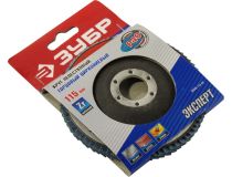 ЗУБР Эксперт 36595-115-40 Круг лепестковый торцовый циркониевый (115x22.2мм)