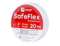 EKF plc-iz-sf-w Изолента ПВХ (белая, 0.19мм, 20м)