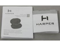 Наушники с микрофоном HARPER HB-555 Black (Bluetooth 5.0)