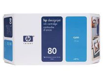 Картридж HP C4846A (№80) CYAN для HP designjet 1000 series (повышенной ёмкости)
