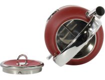 Kitfort KT-6150-3 красный Электрочайник (1.7л, 2200 Вт, стальной, встроенный термометр)