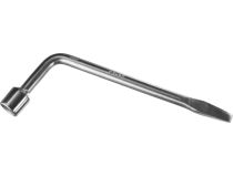 Зубр 2753-21_z02 Ключ баллонный ЗУБР МАСТЕР L-образный, с монтажной лопаткой, 21мм