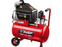 Зубр КП-200-24 Н6 Компрессор воздушный безмасляный с набором аксессуаров, 200 л/мин, 24 л, 1500 Вт, ЗУБР